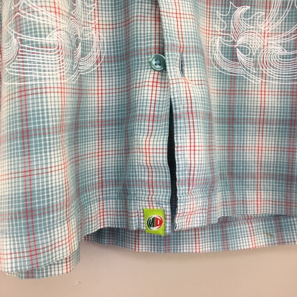 ❌Sold❌ Mountain Dew Skater Shirt Tribal Boho Mens Medium - Picture 4 of 6